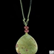 Pendentif de zoïsite -V